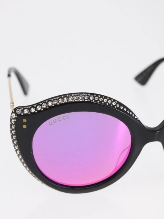 GUCCI Sunglasses plastic Black Auth BA10538V main image 5